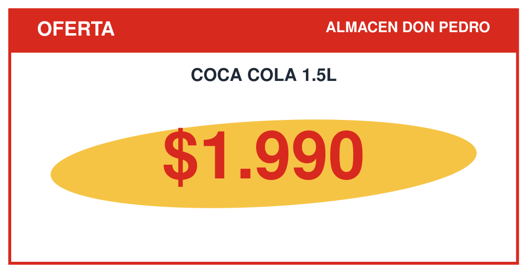Etiqueta de Oferta