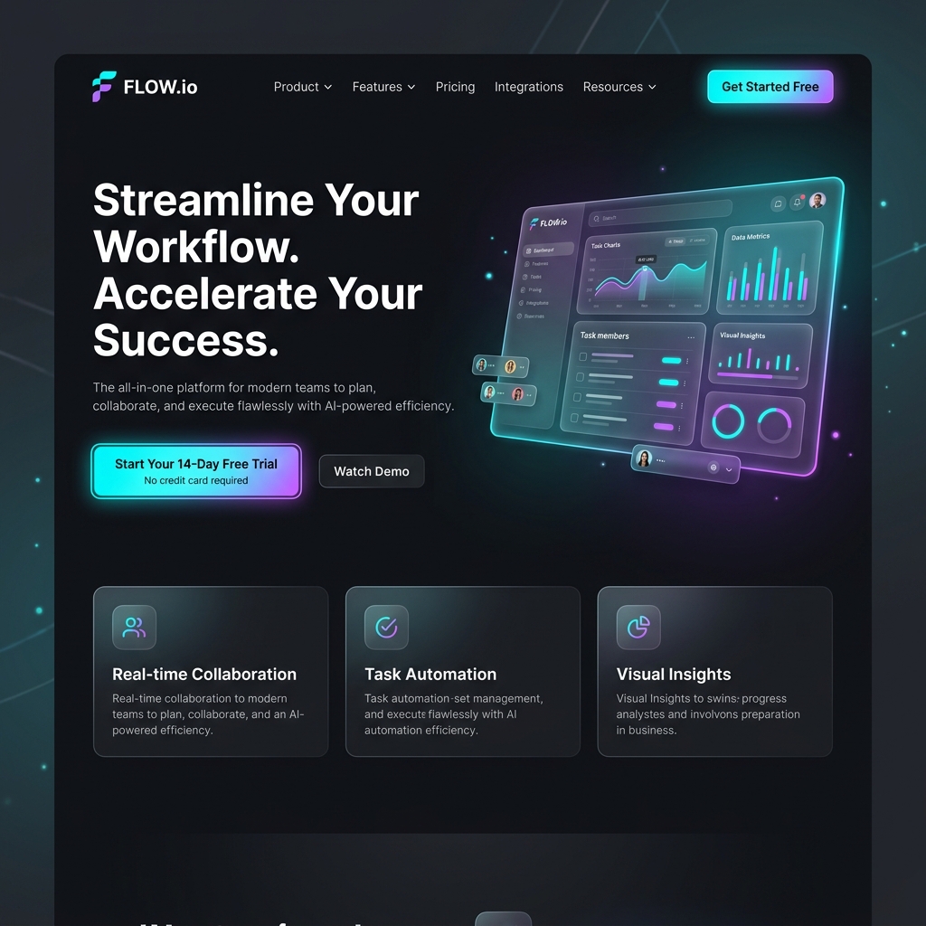Mockup de Landing Page